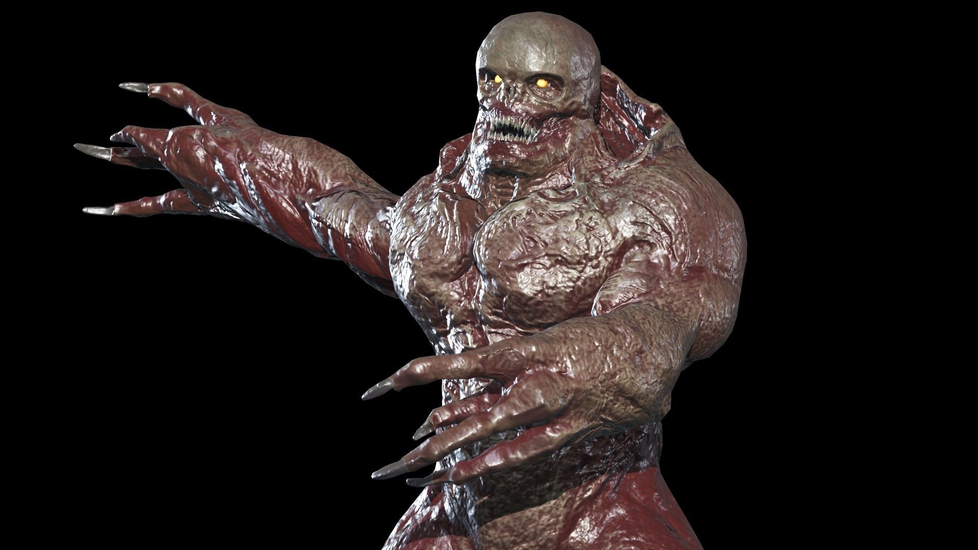 Demon Boss Low-poly 3D model_11