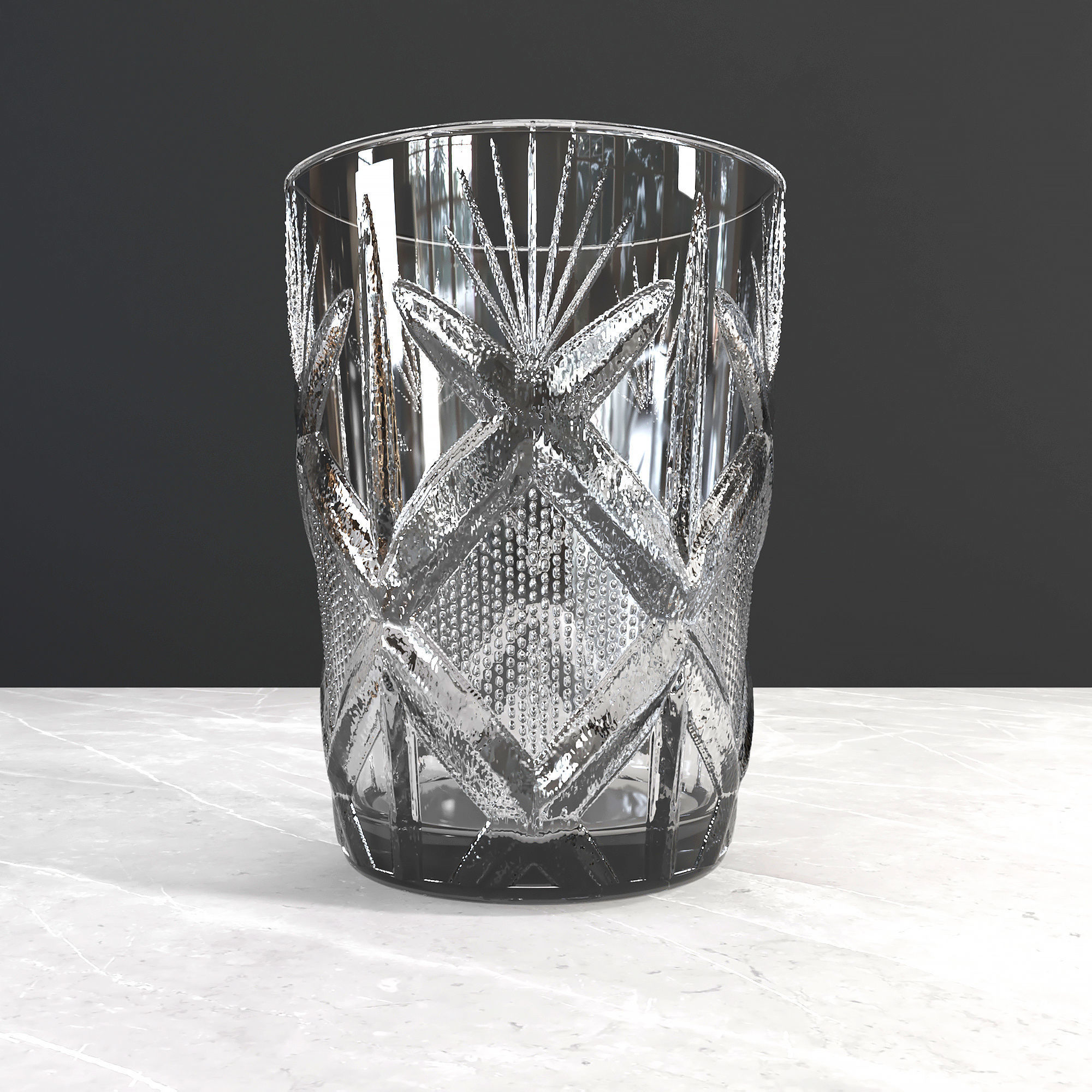 Glass 001 3D model_1
