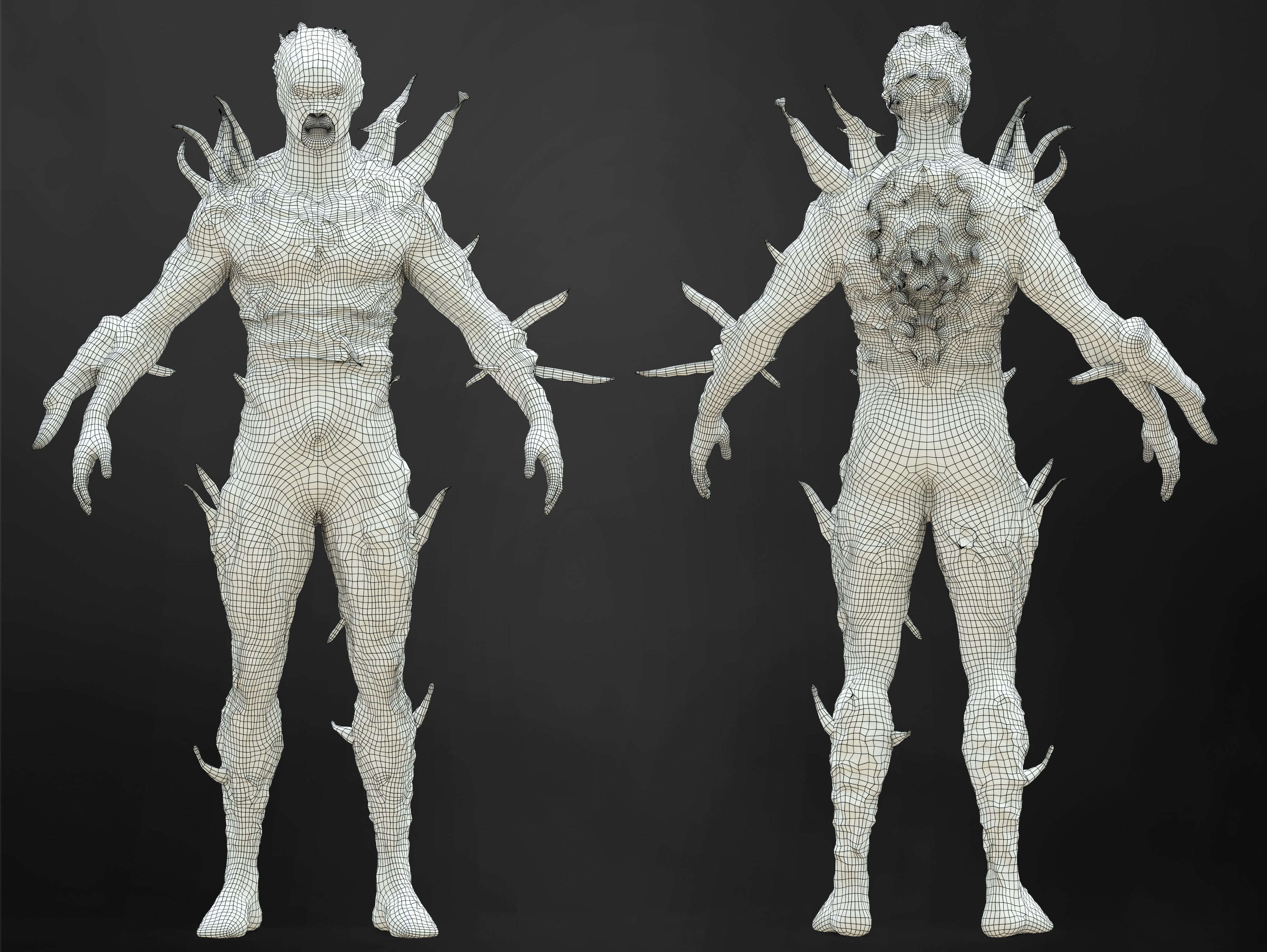 Dark Flash Low-poly 3D model_10