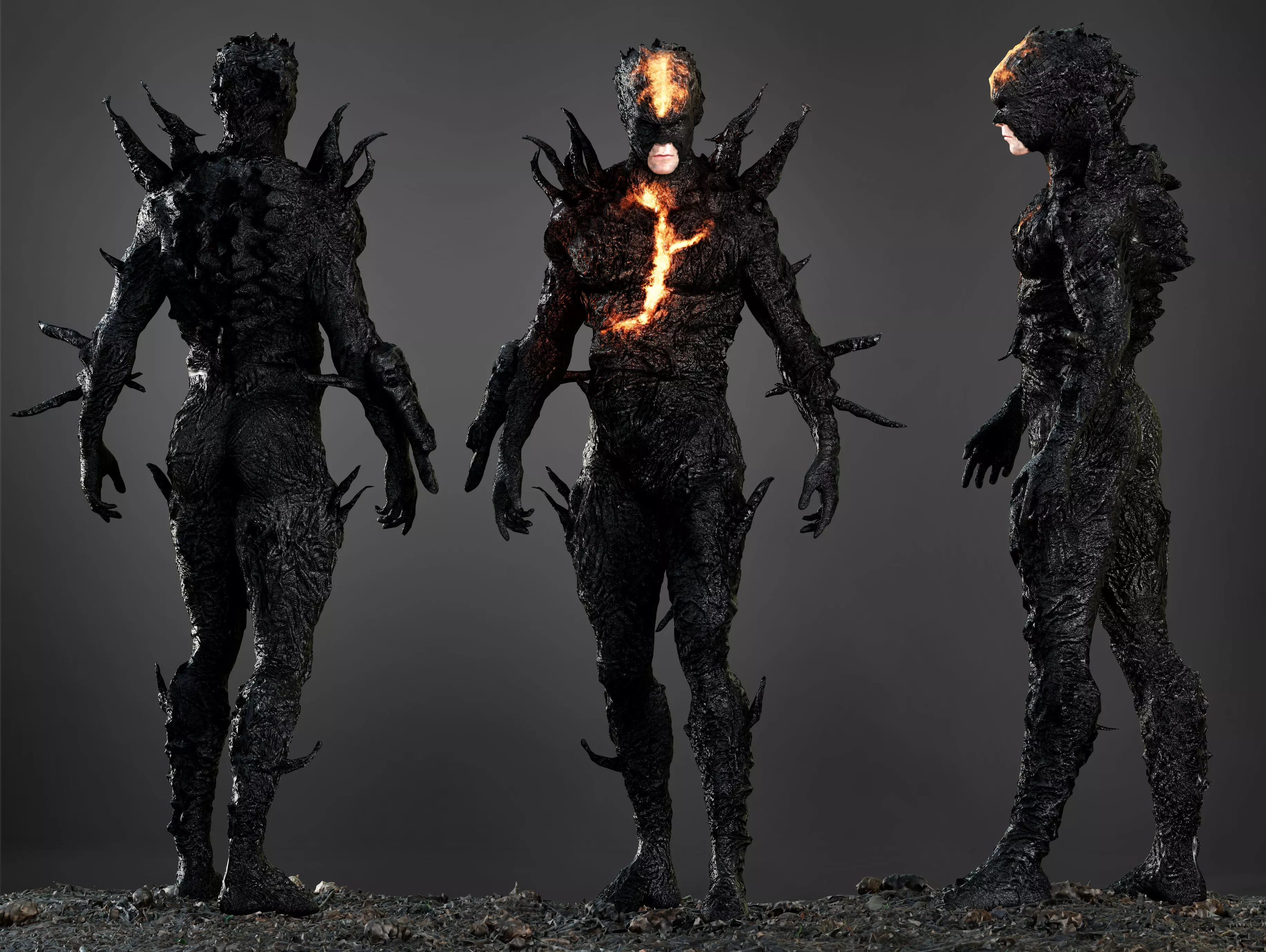 Dark Flash Low-poly 3D model_0