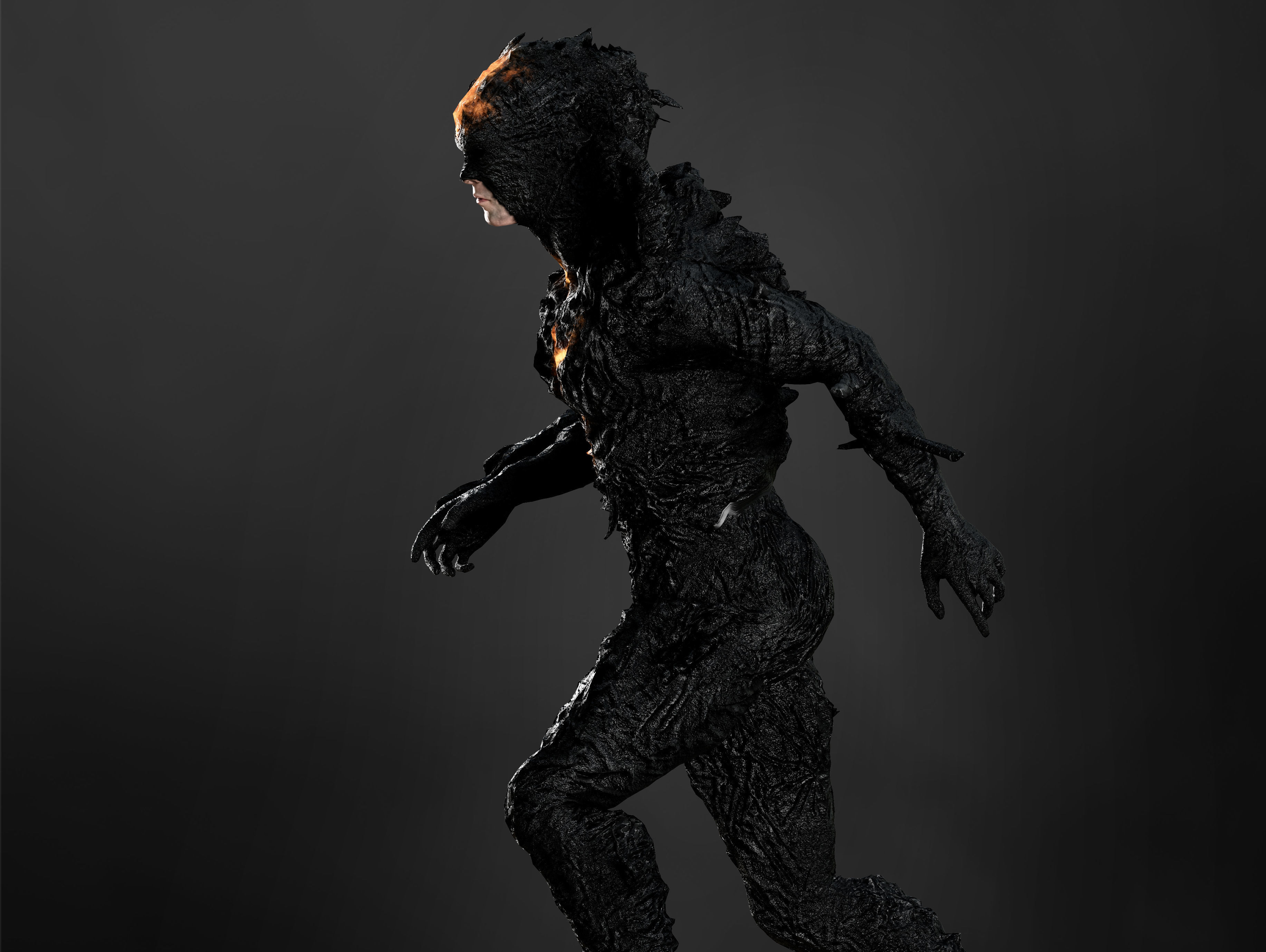 Dark Flash Low-poly 3D model_2