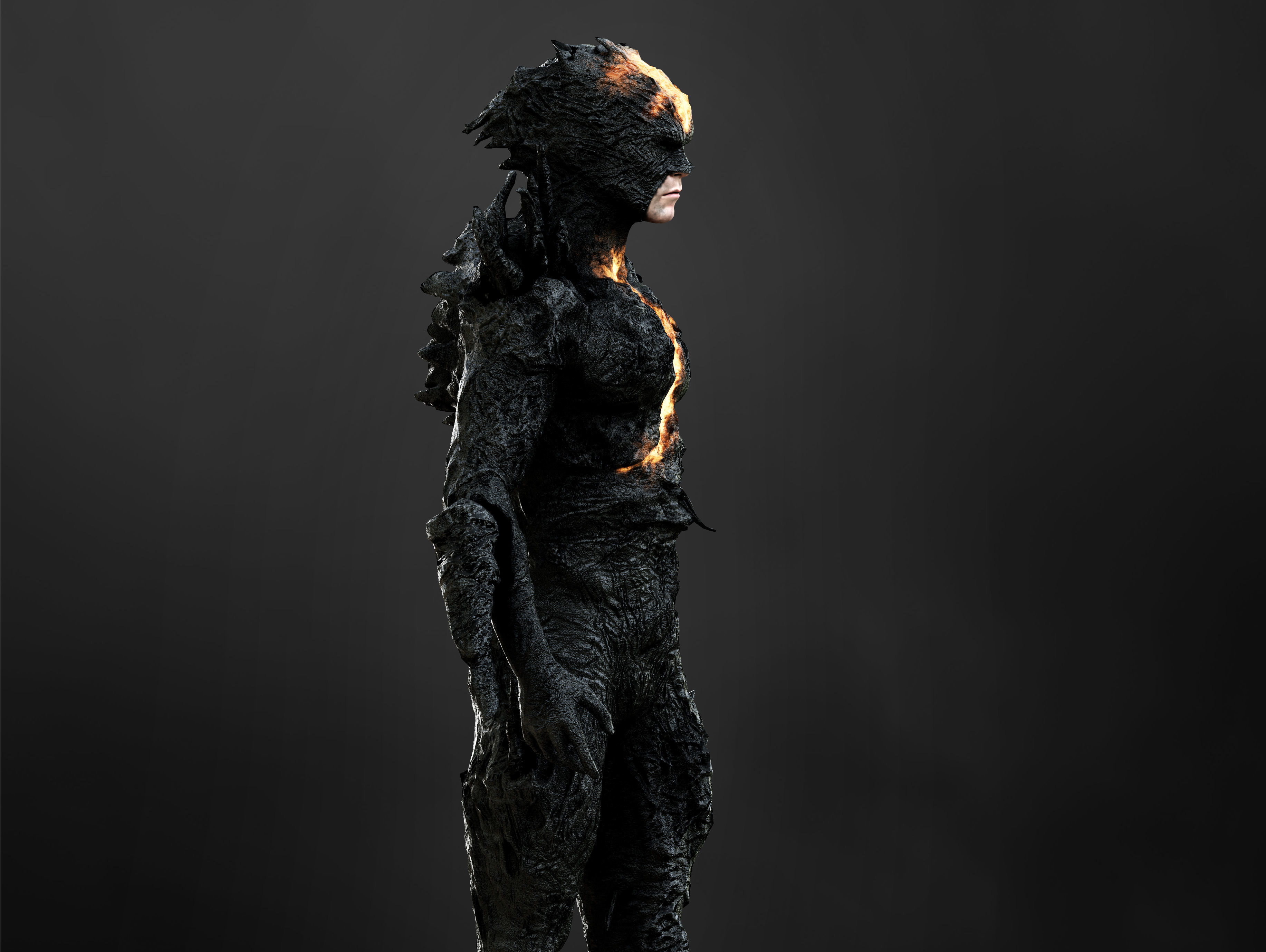 Dark Flash Low-poly 3D model_4