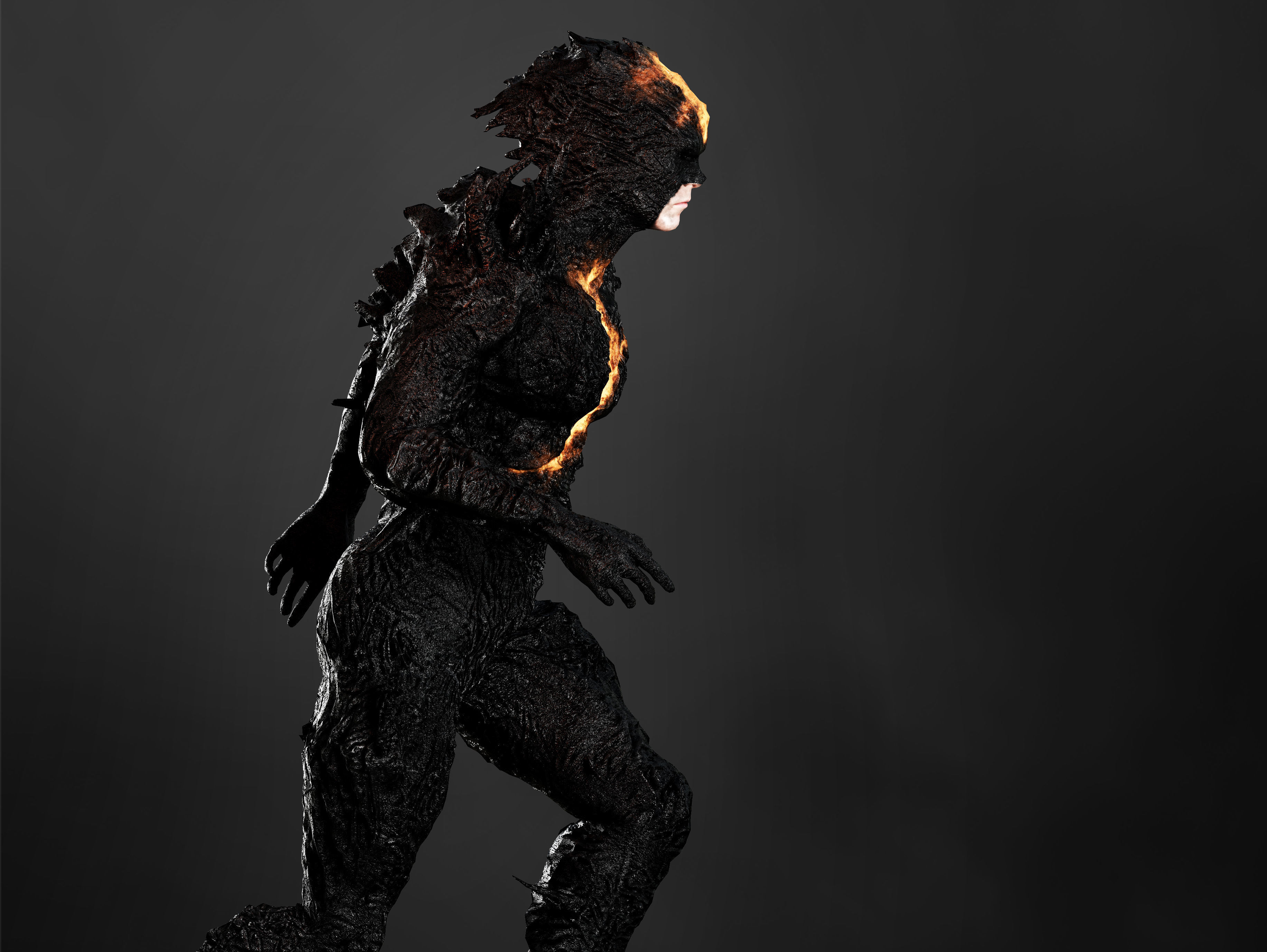 Dark Flash Low-poly 3D model_6