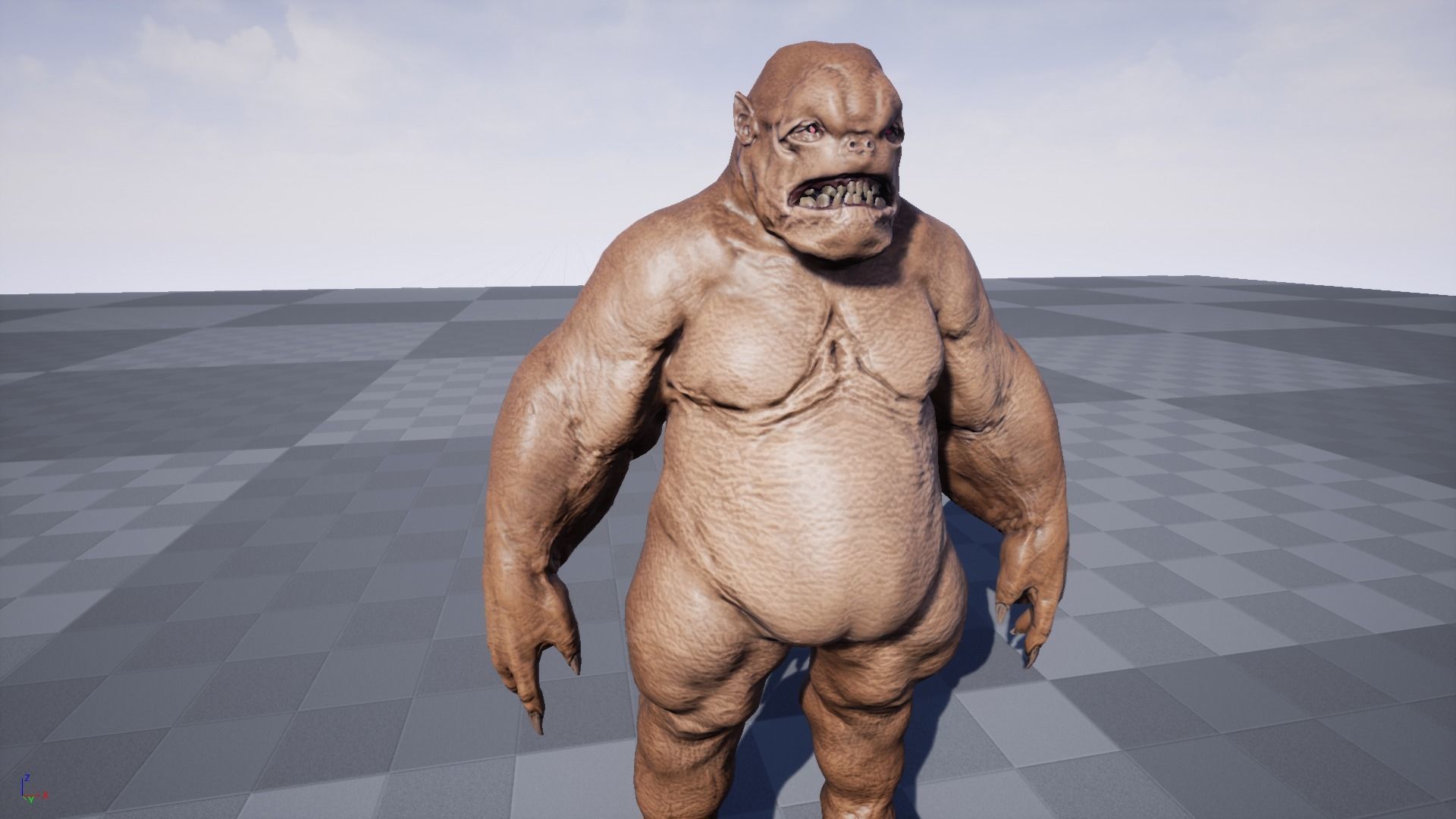 Fat Demon 1 Low-poly 3D model_16
