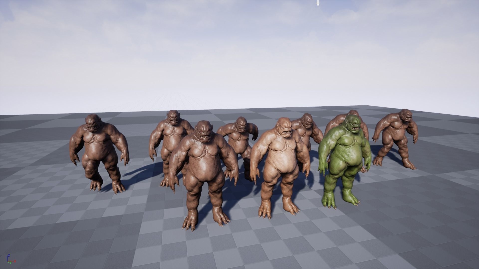 Fat Demon 1 Low-poly 3D model_13