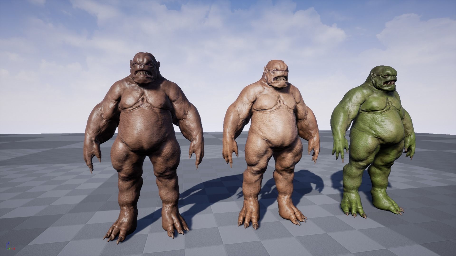 Fat Demon 1 Low-poly 3D model_15