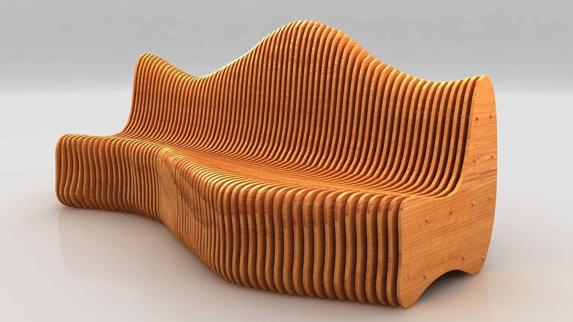 Parametric Sofa 3D model_1