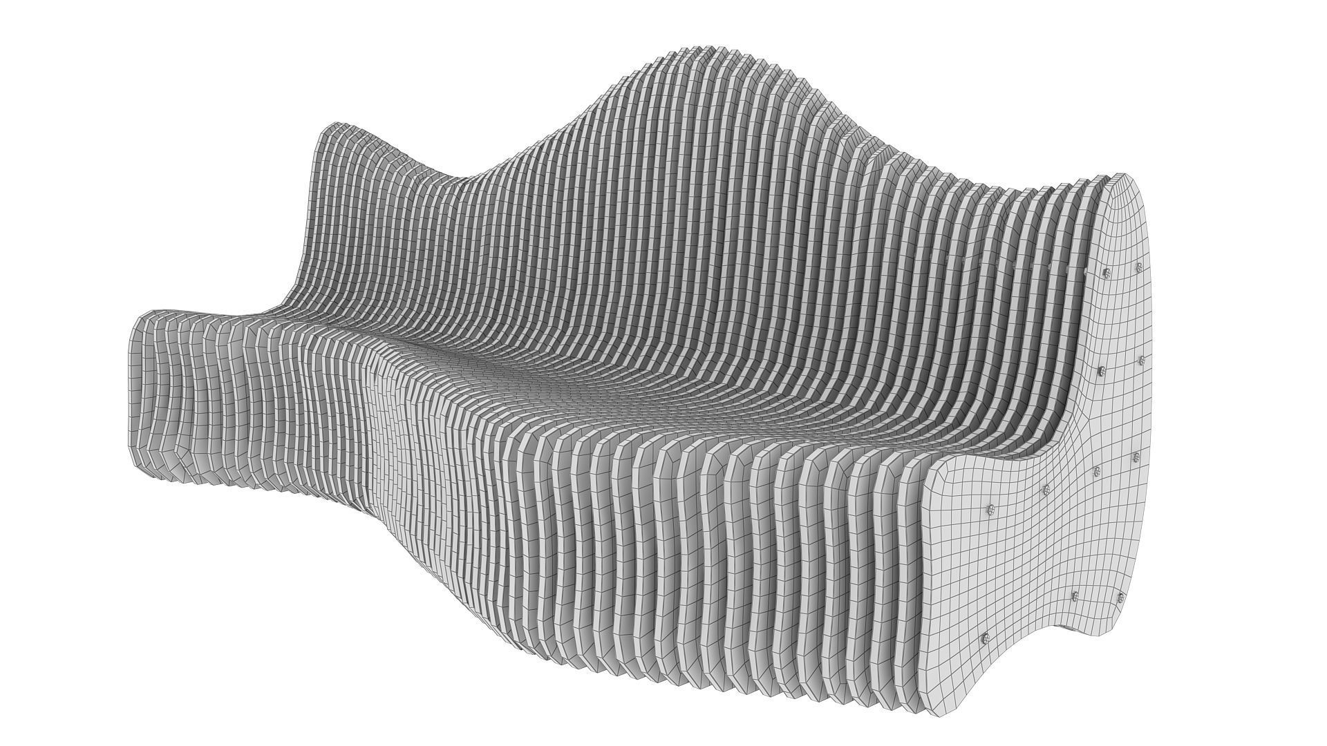 Parametric Sofa 3D model_7