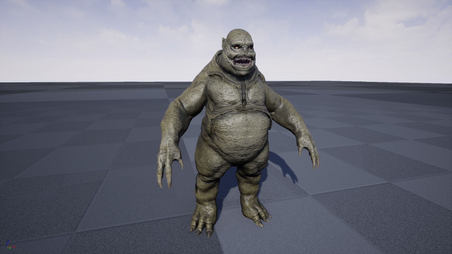 Fat Demon 3 Low-poly 3D model_18