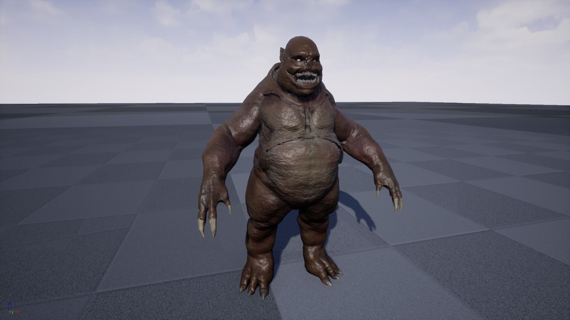 Fat Demon 3 Low-poly 3D model_19