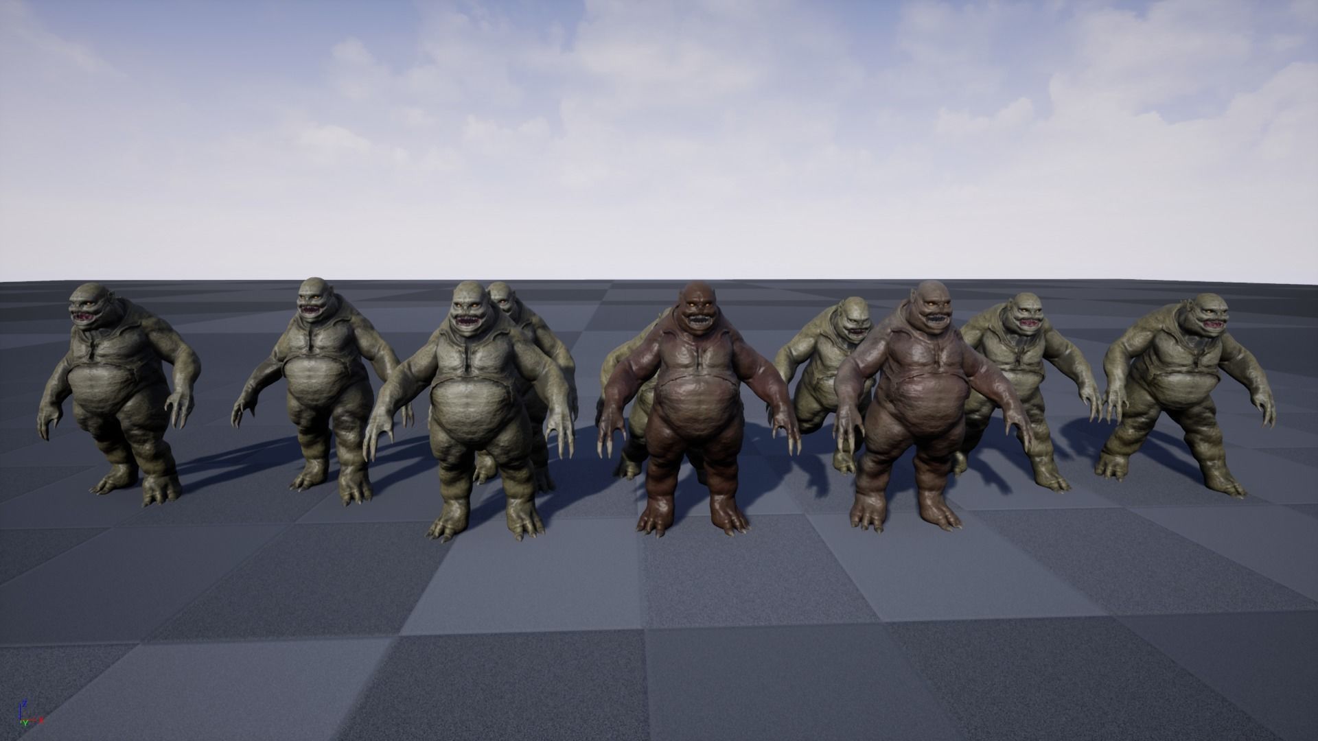 Fat Demon 3 Low-poly 3D model_15