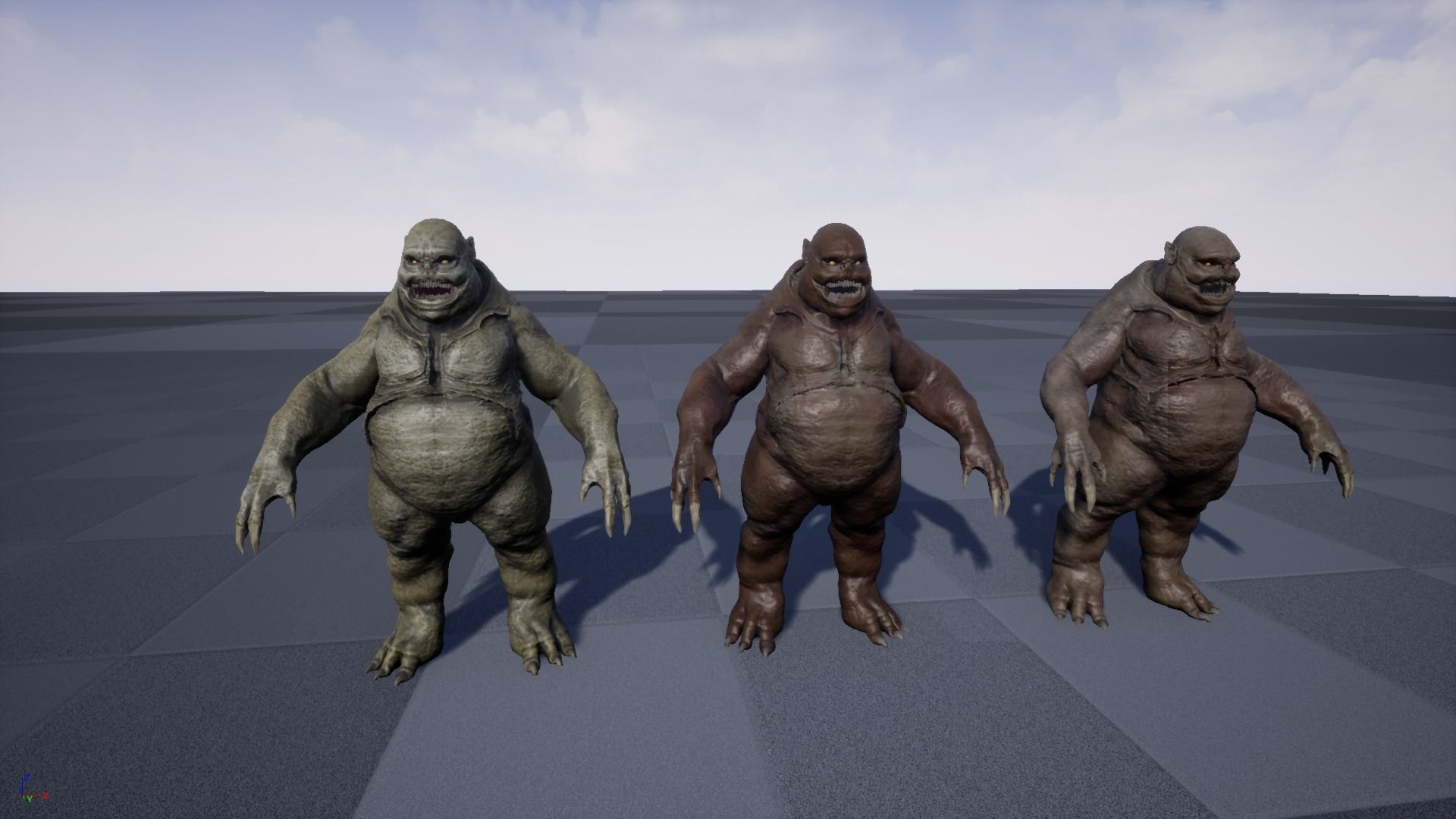 Fat Demon 3 Low-poly 3D model_16