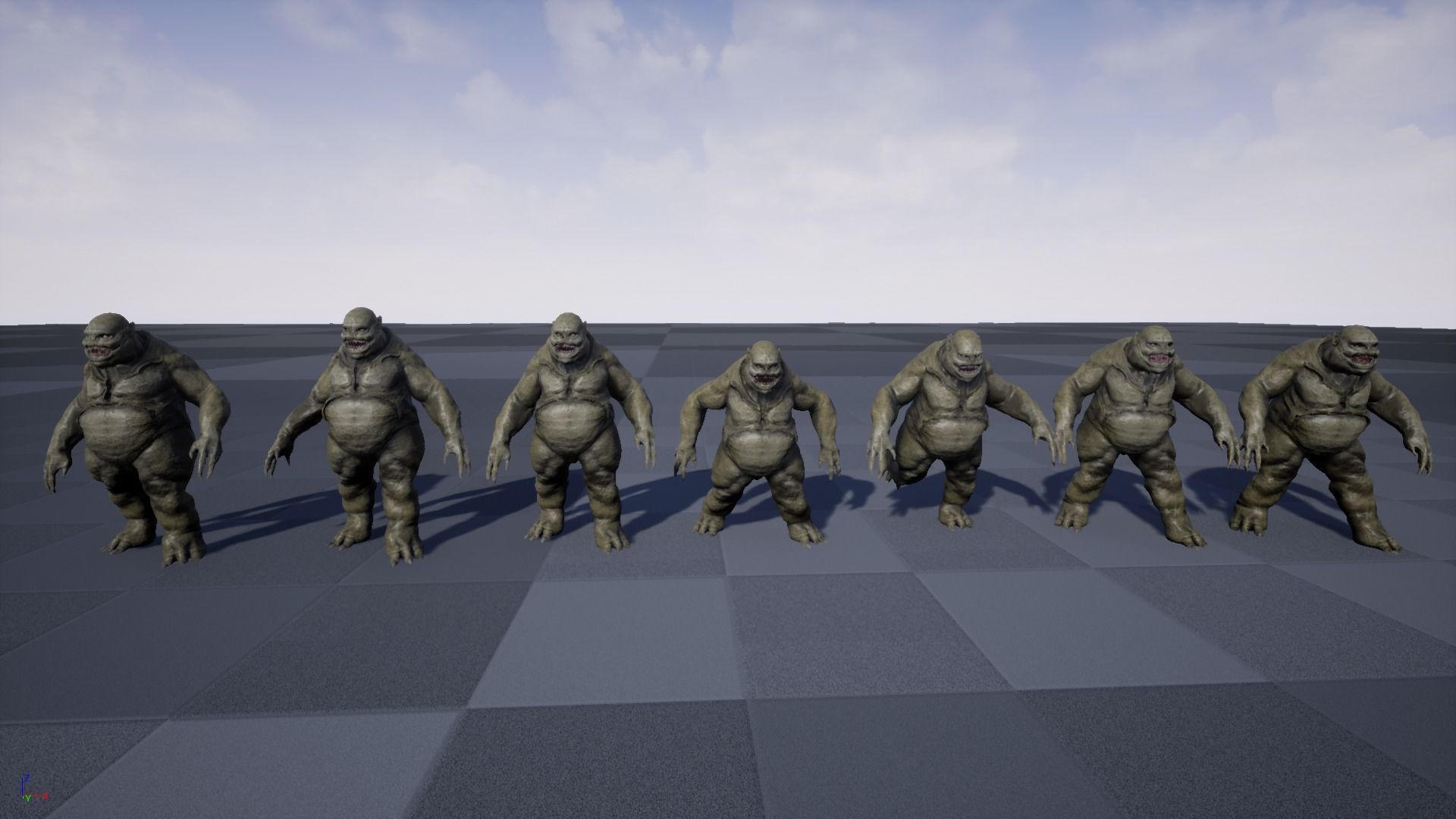 Fat Demon 3 Low-poly 3D model_17