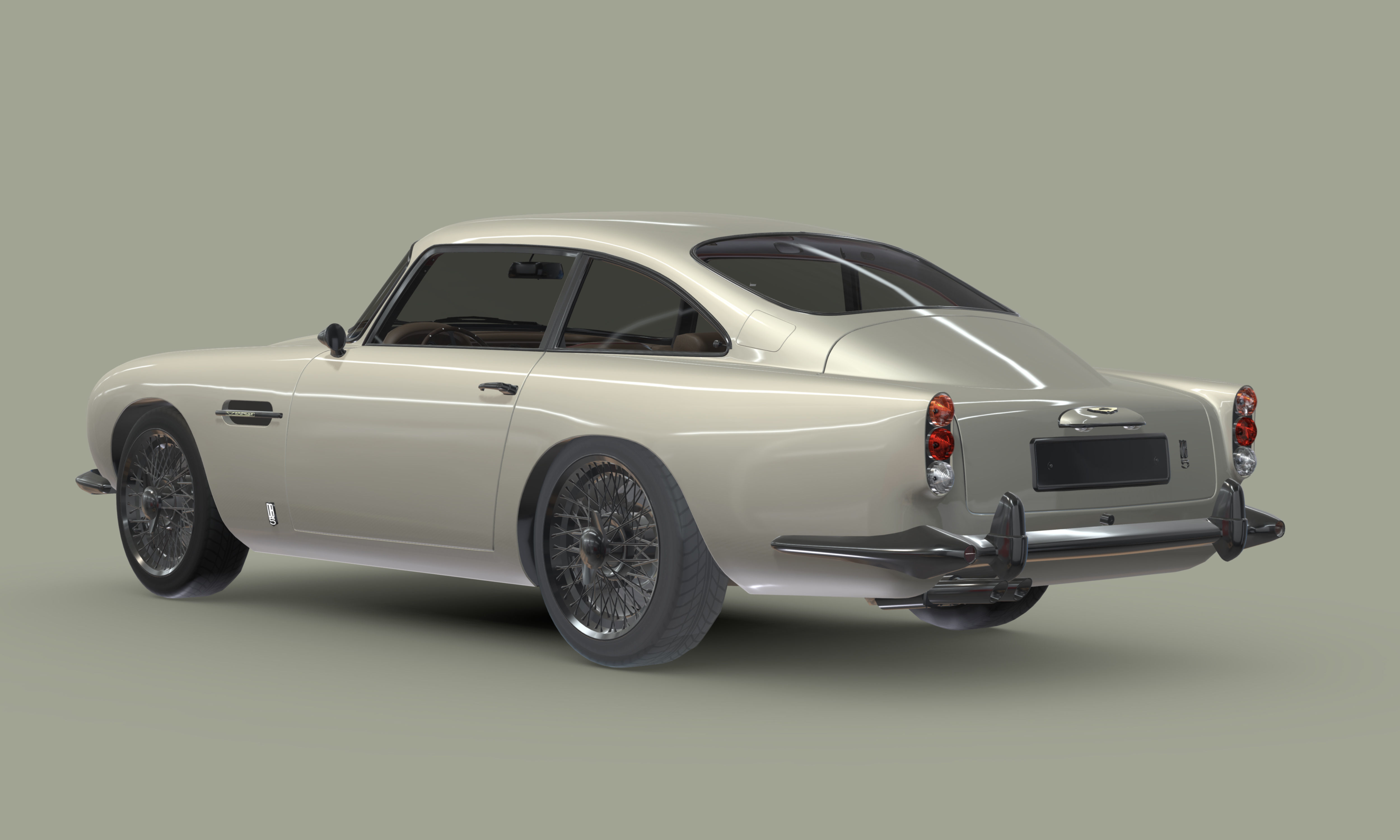 Aston Martin DB5 Vantage - 1964 3D model_3