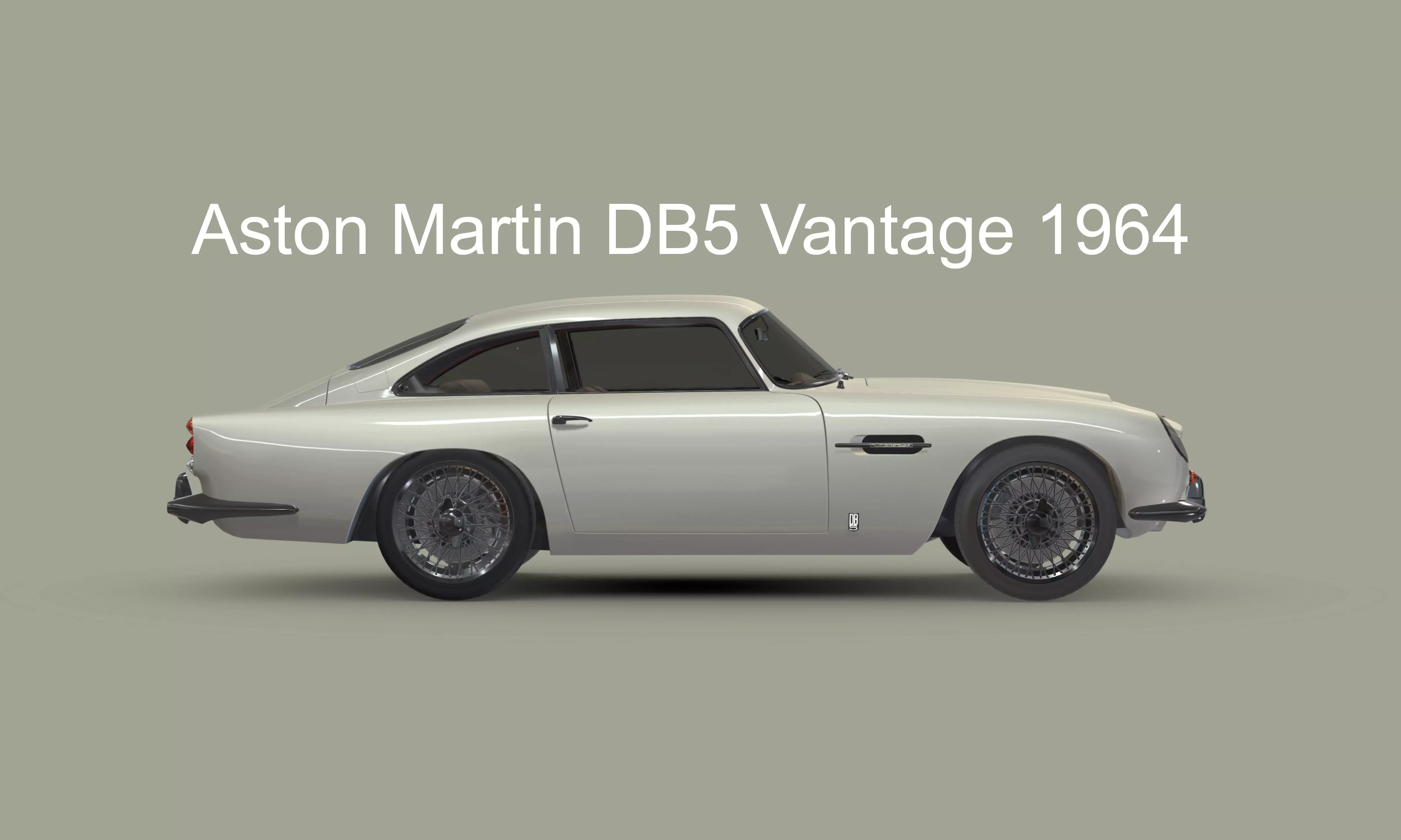 Aston Martin DB5 Vantage - 1964 3D model_0