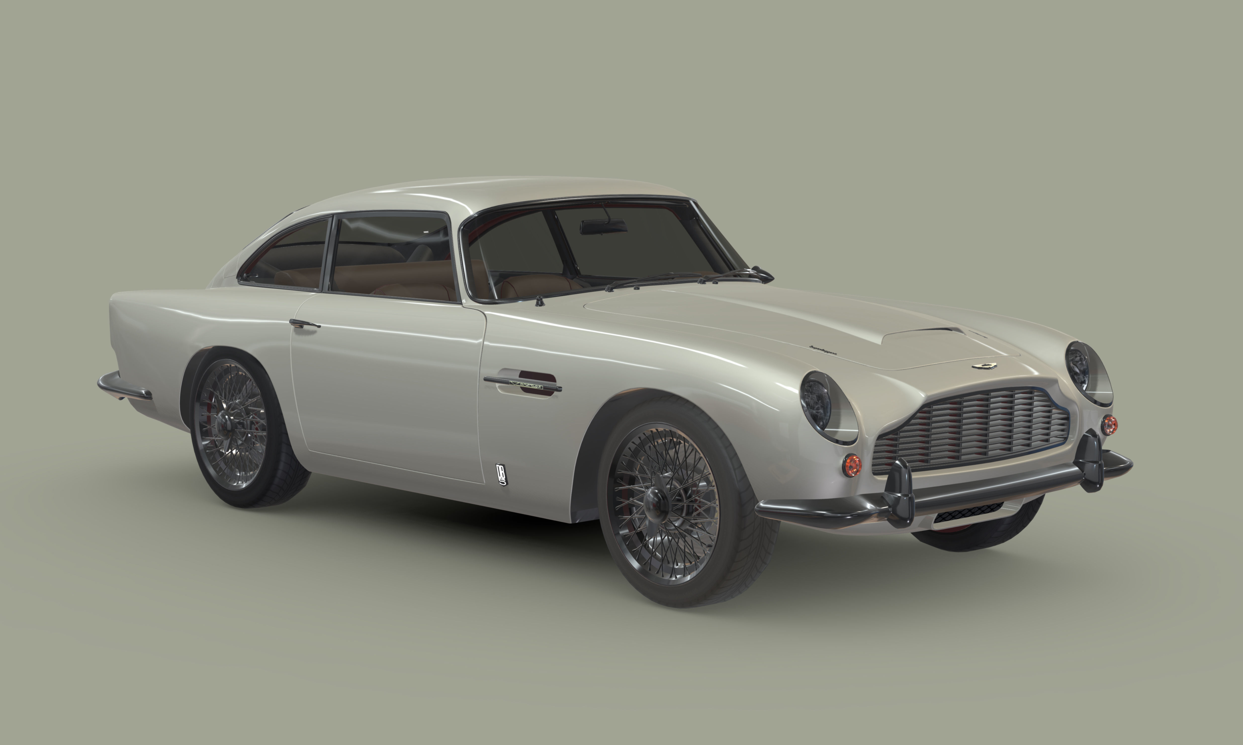 Aston Martin DB5 Vantage - 1964 3D model_5