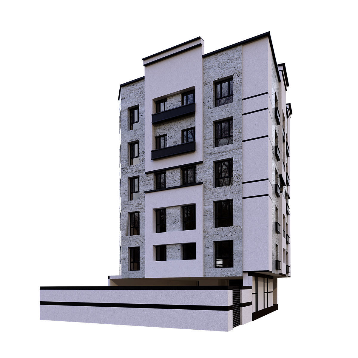 Building 7 3D model_3