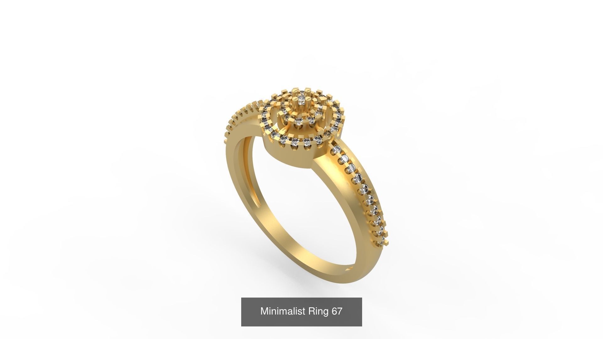 Light rings weighing 1 to 4 grams 1070 Rings 3D Model Collection_1621