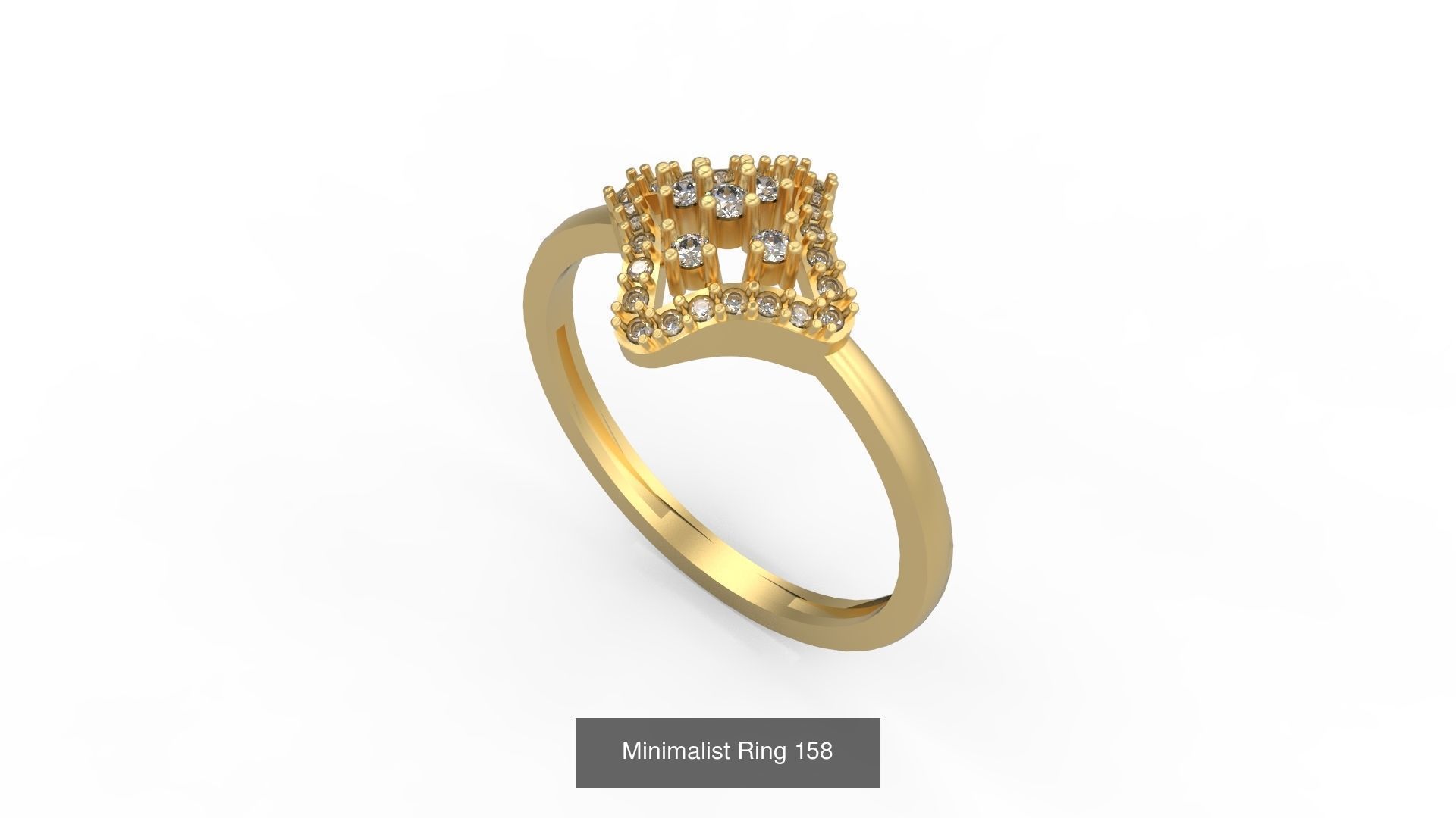 Light rings weighing 1 to 4 grams 1070 Rings 3D Model Collection_1682