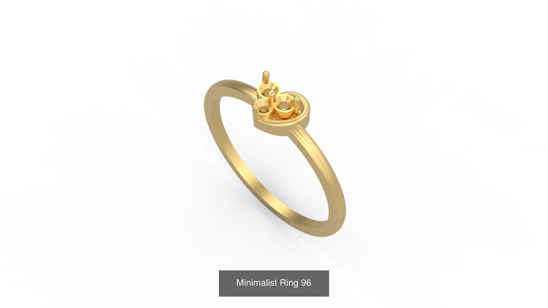 Light rings weighing 1 to 4 grams 1070 Rings 3D Model Collection_1554