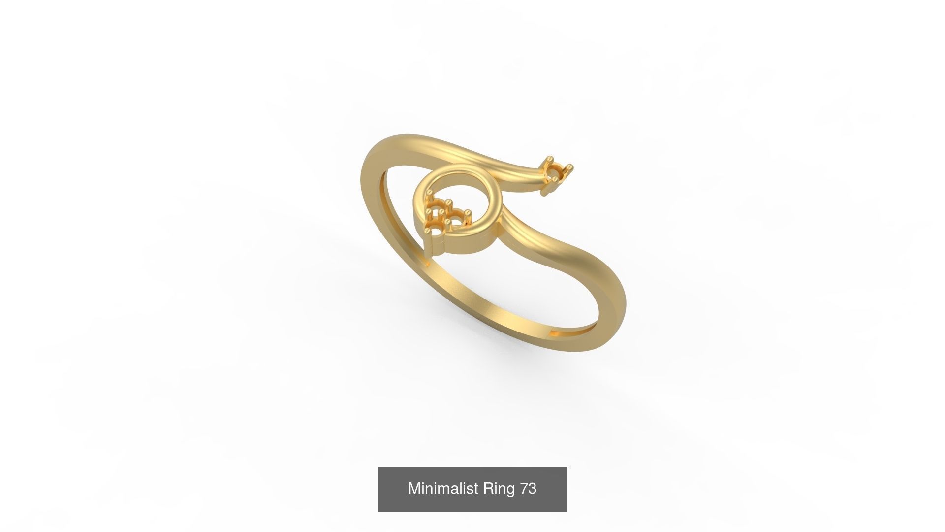 Light rings weighing 1 to 4 grams 1070 Rings 3D Model Collection_821