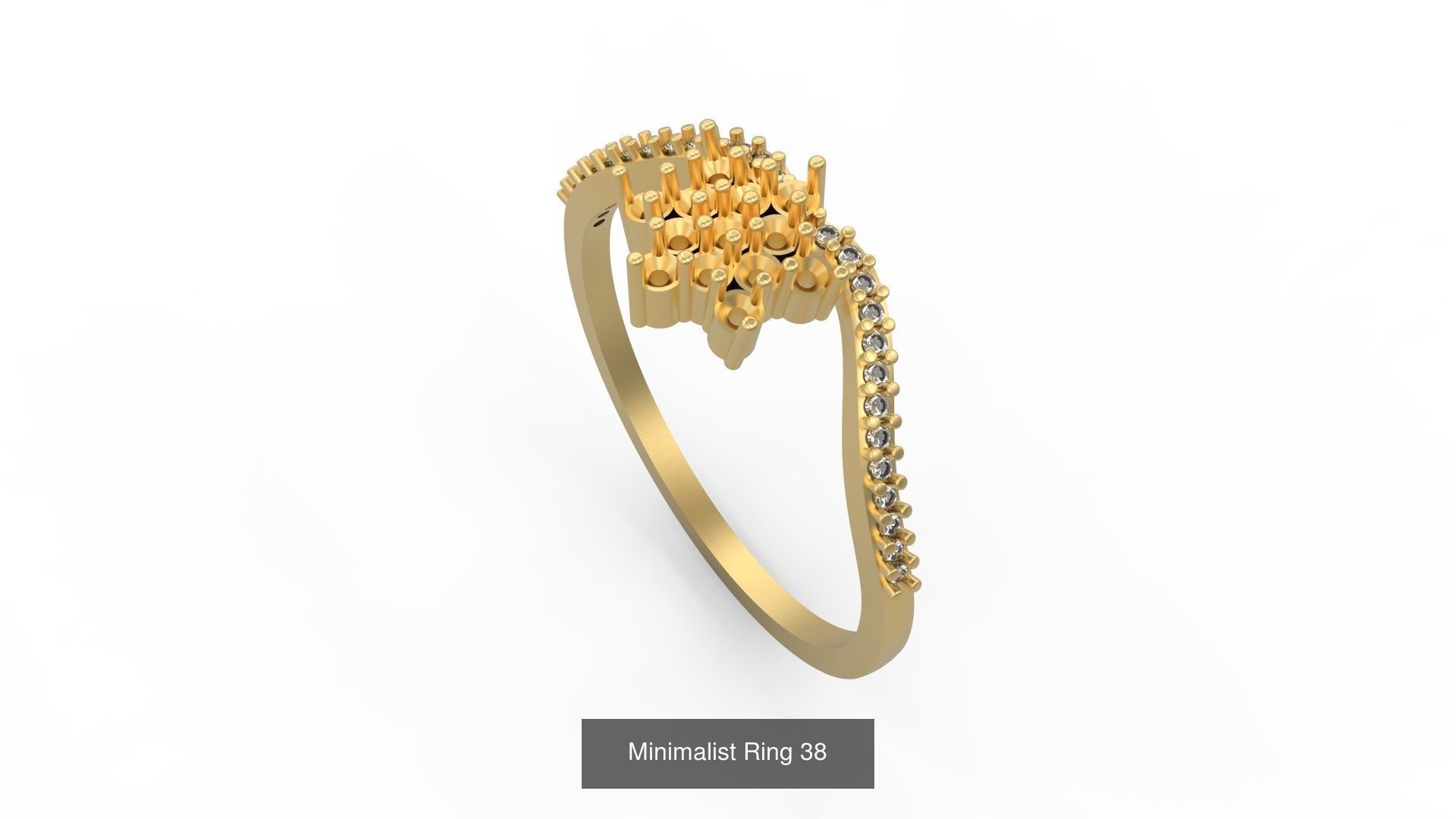 Light rings weighing 1 to 4 grams 1070 Rings 3D Model Collection_1592