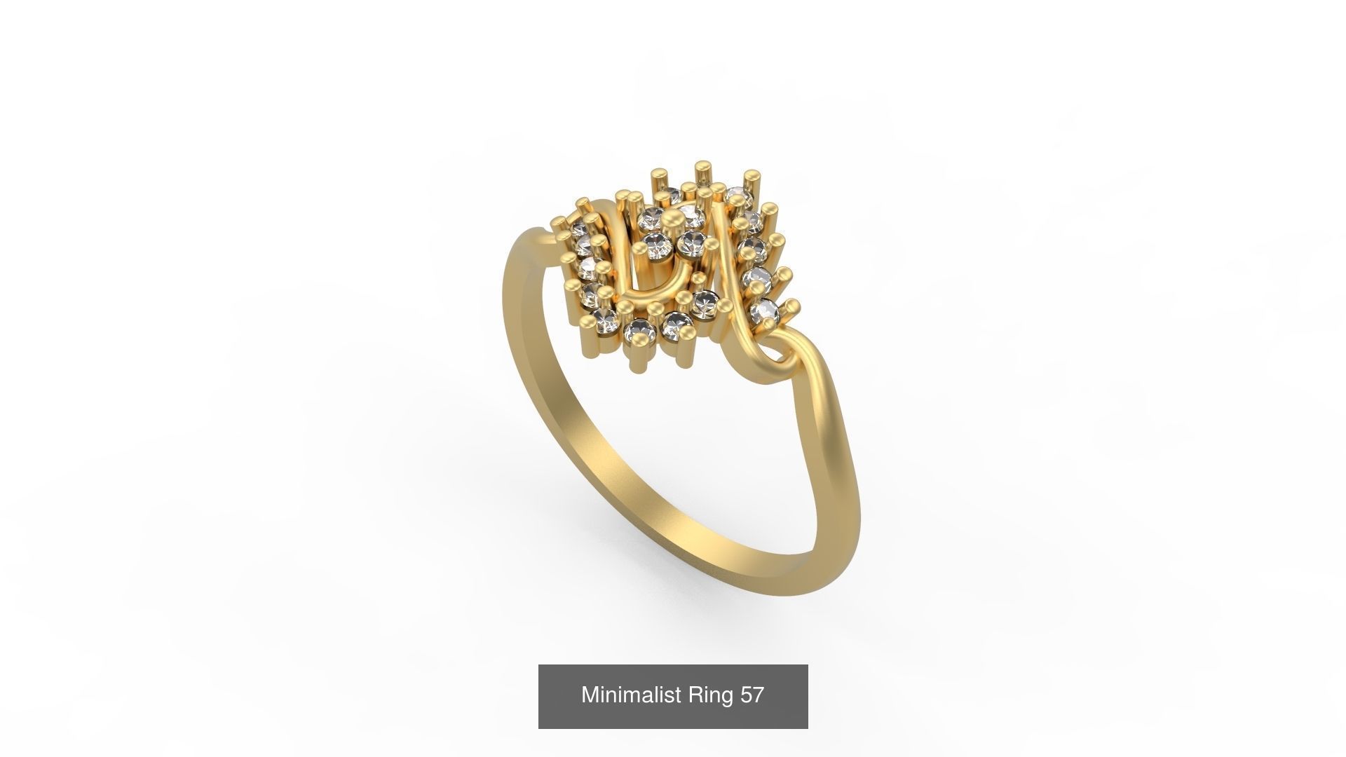 Light rings weighing 1 to 4 grams 1070 Rings 3D Model Collection_1611