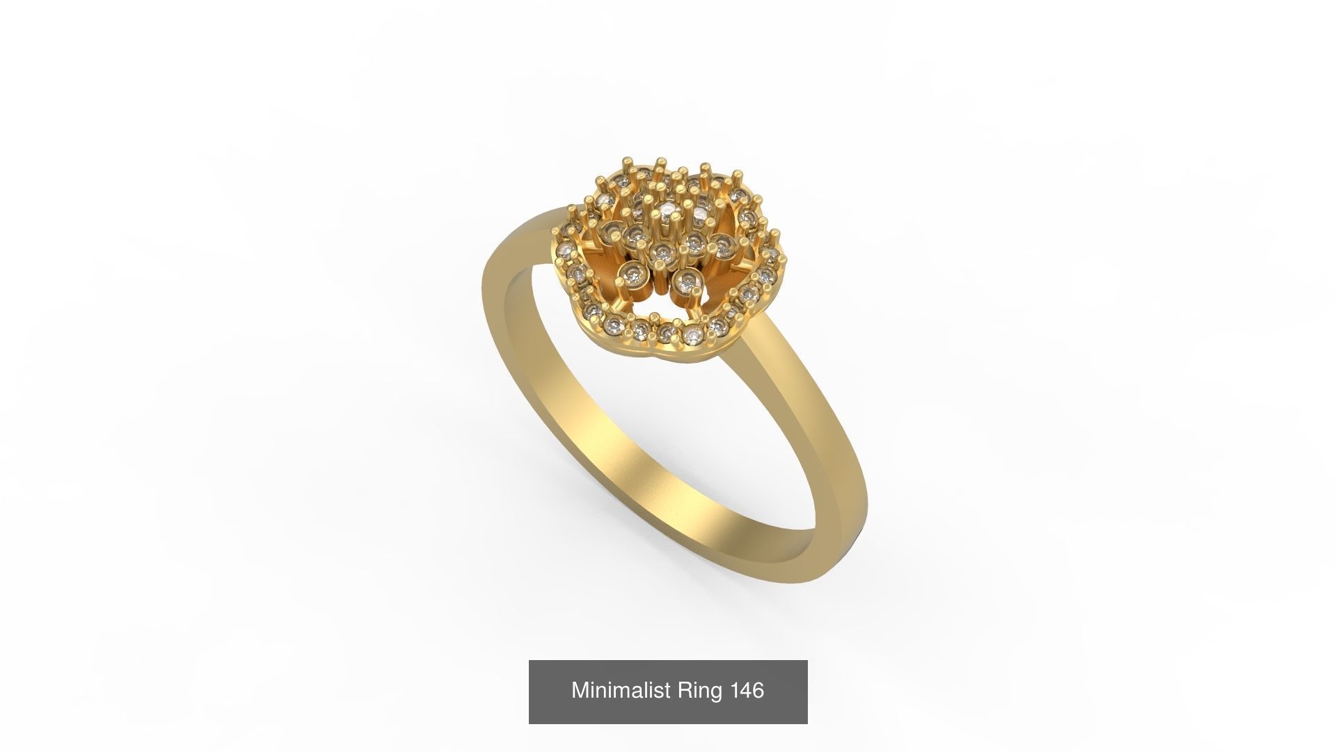 Light rings weighing 1 to 4 grams 1070 Rings 3D Model Collection_1670