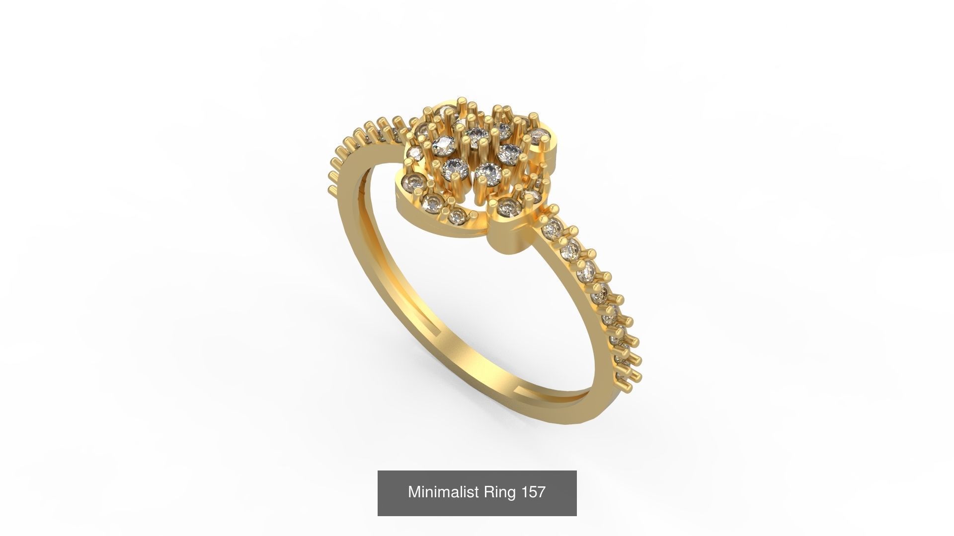 Light rings weighing 1 to 4 grams 1070 Rings 3D Model Collection_1681