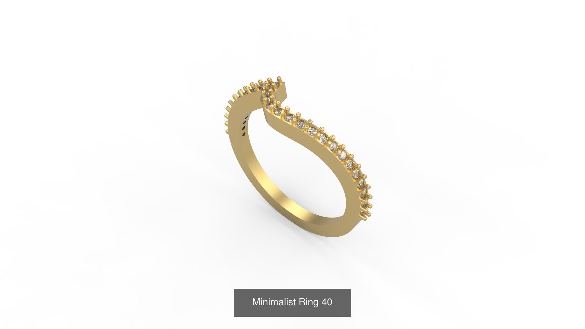 Light rings weighing 1 to 4 grams 1070 Rings 3D Model Collection_1594