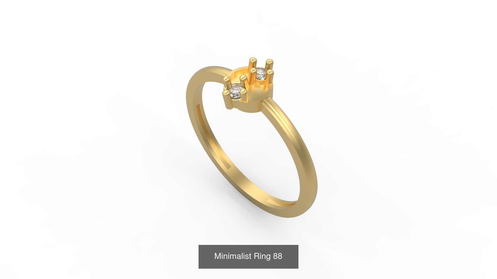 Light rings weighing 1 to 4 grams 1070 Rings 3D Model Collection_1546