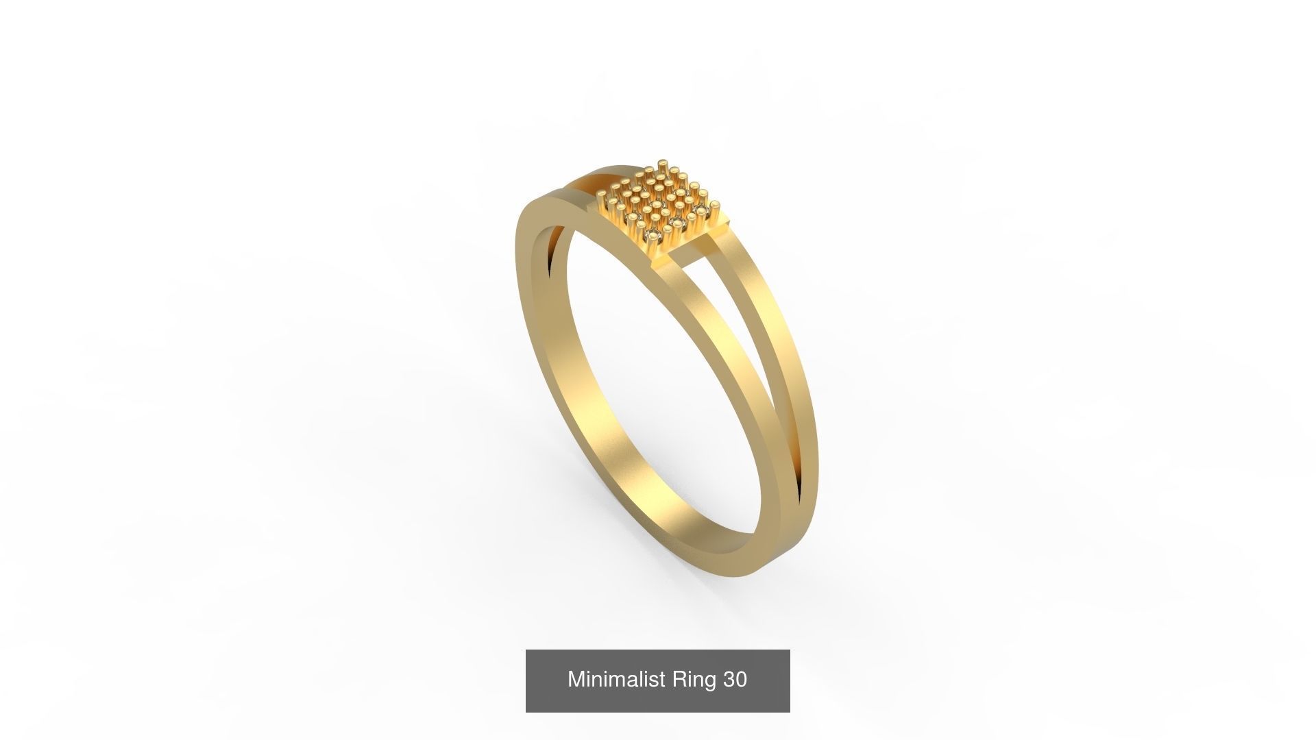 Light rings weighing 1 to 4 grams 1070 Rings 3D Model Collection_1584