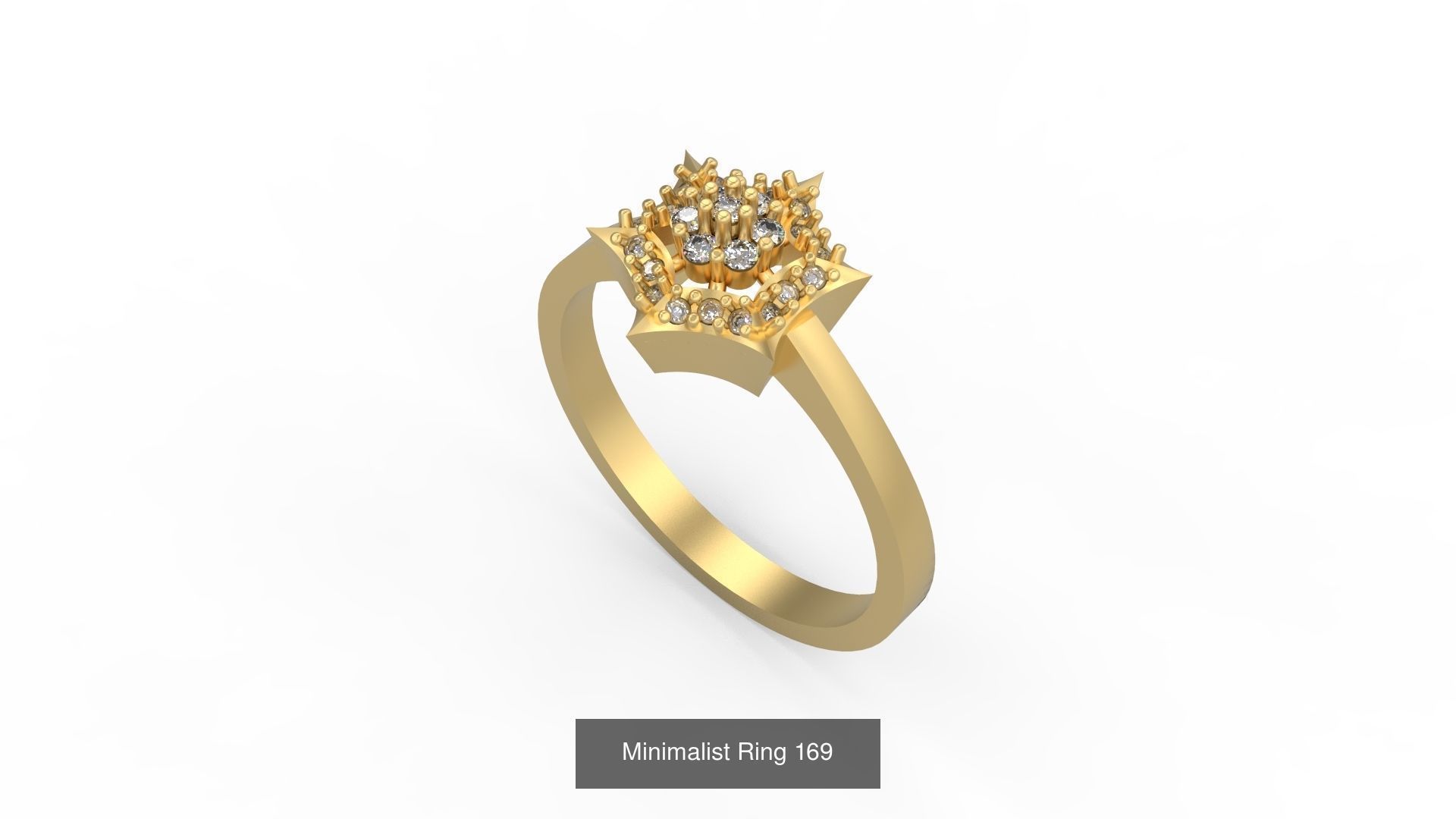 Light rings weighing 1 to 4 grams 1070 Rings 3D Model Collection_1693