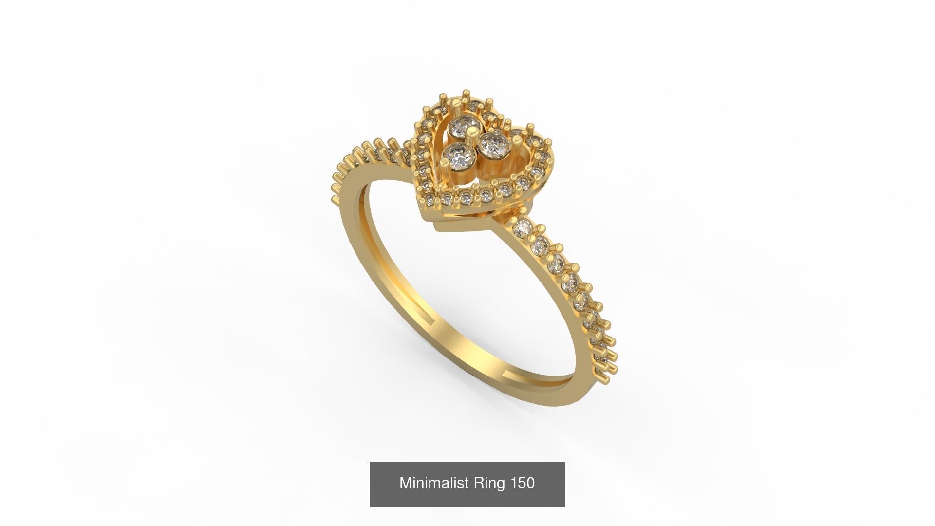 Light rings weighing 1 to 4 grams 1070 Rings 3D Model Collection_1674