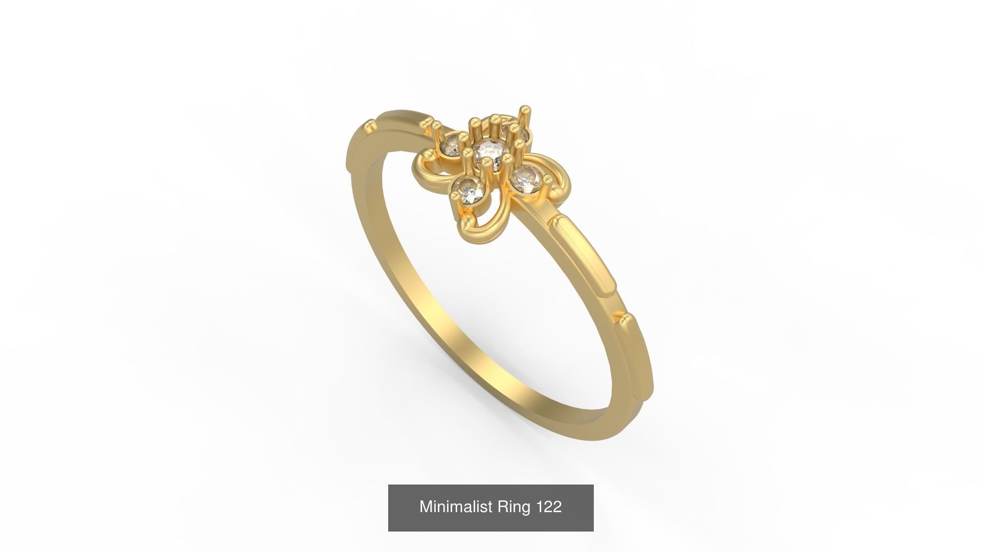Light rings weighing 1 to 4 grams 1070 Rings 3D Model Collection_1646