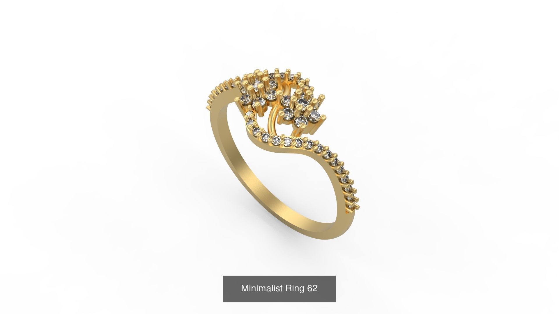 Light rings weighing 1 to 4 grams 1070 Rings 3D Model Collection_1616