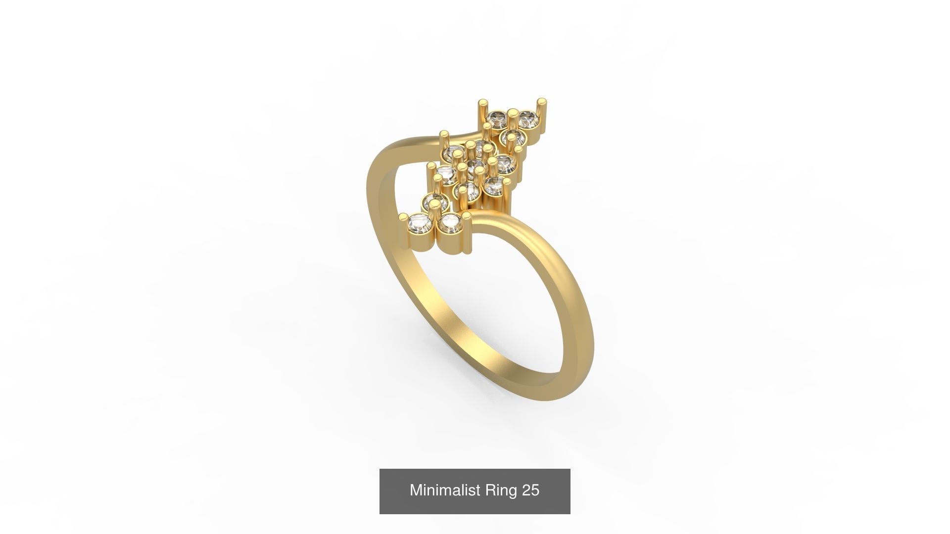 Light rings weighing 1 to 4 grams 1070 Rings 3D Model Collection_1579