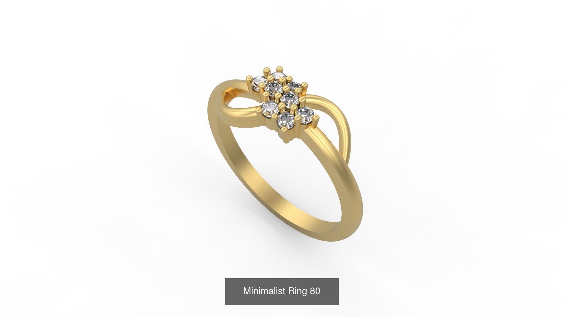 Light rings weighing 1 to 4 grams 1070 Rings 3D Model Collection_1210