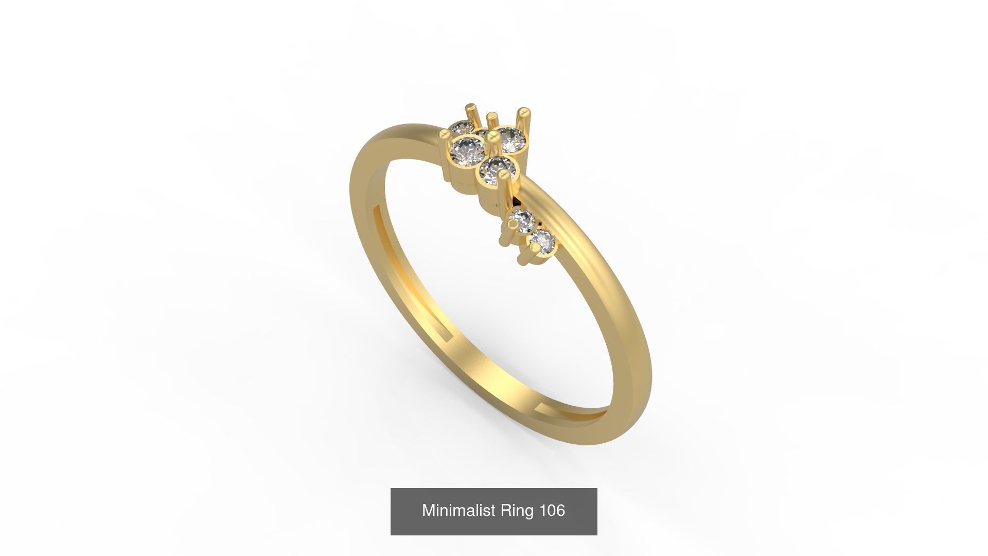 Light rings weighing 1 to 4 grams 1070 Rings 3D Model Collection_1630