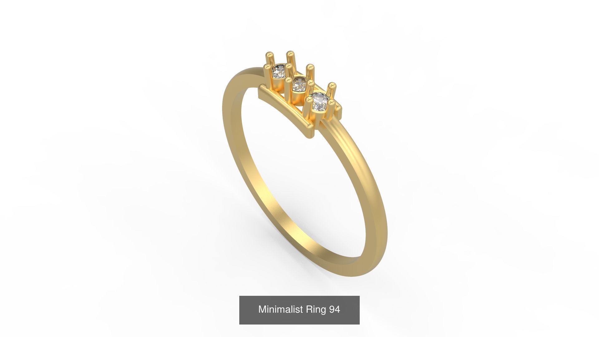 Light rings weighing 1 to 4 grams 1070 Rings 3D Model Collection_1552