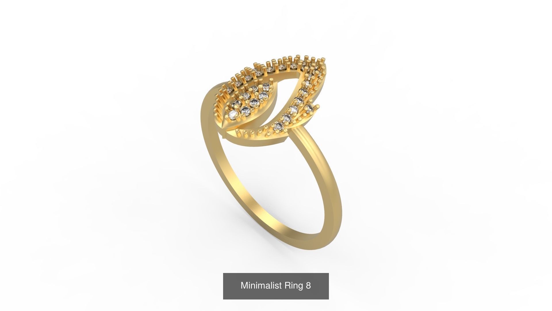 Light rings weighing 1 to 4 grams 1070 Rings 3D Model Collection_1562