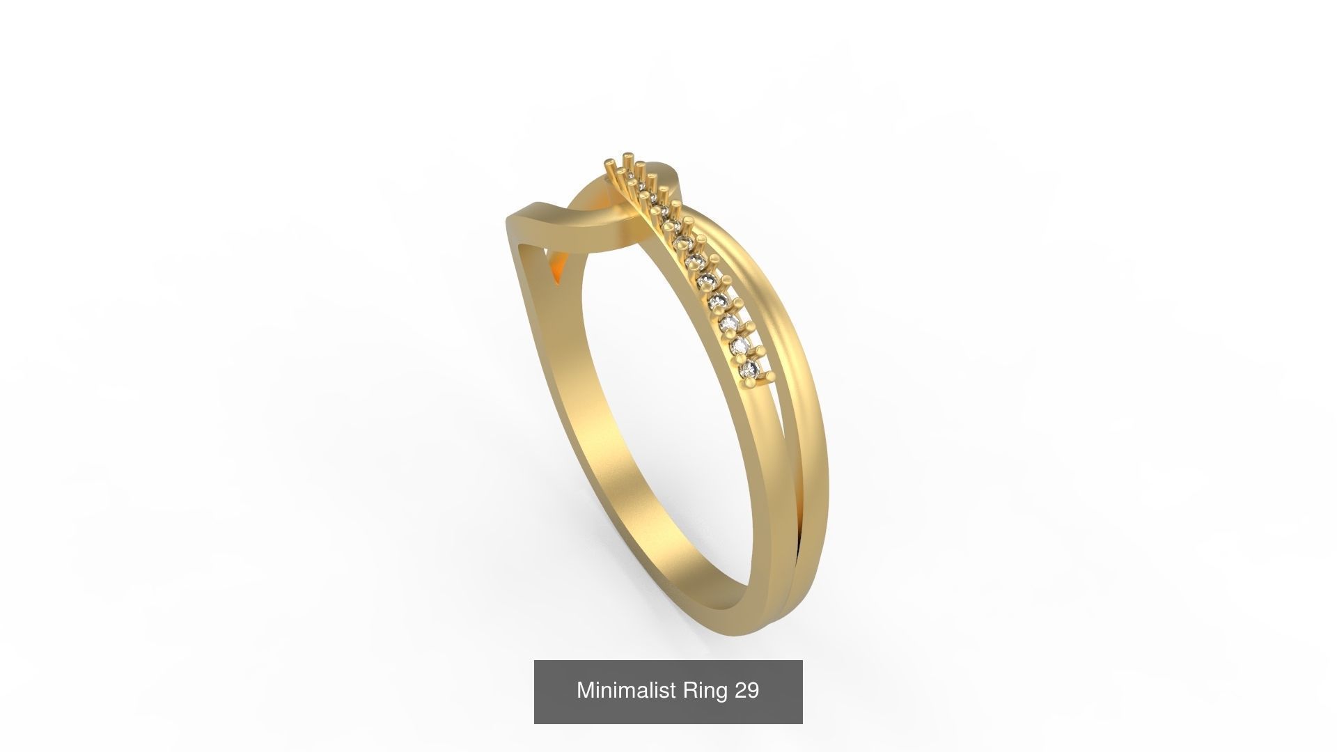 Light rings weighing 1 to 4 grams 1070 Rings 3D Model Collection_1583