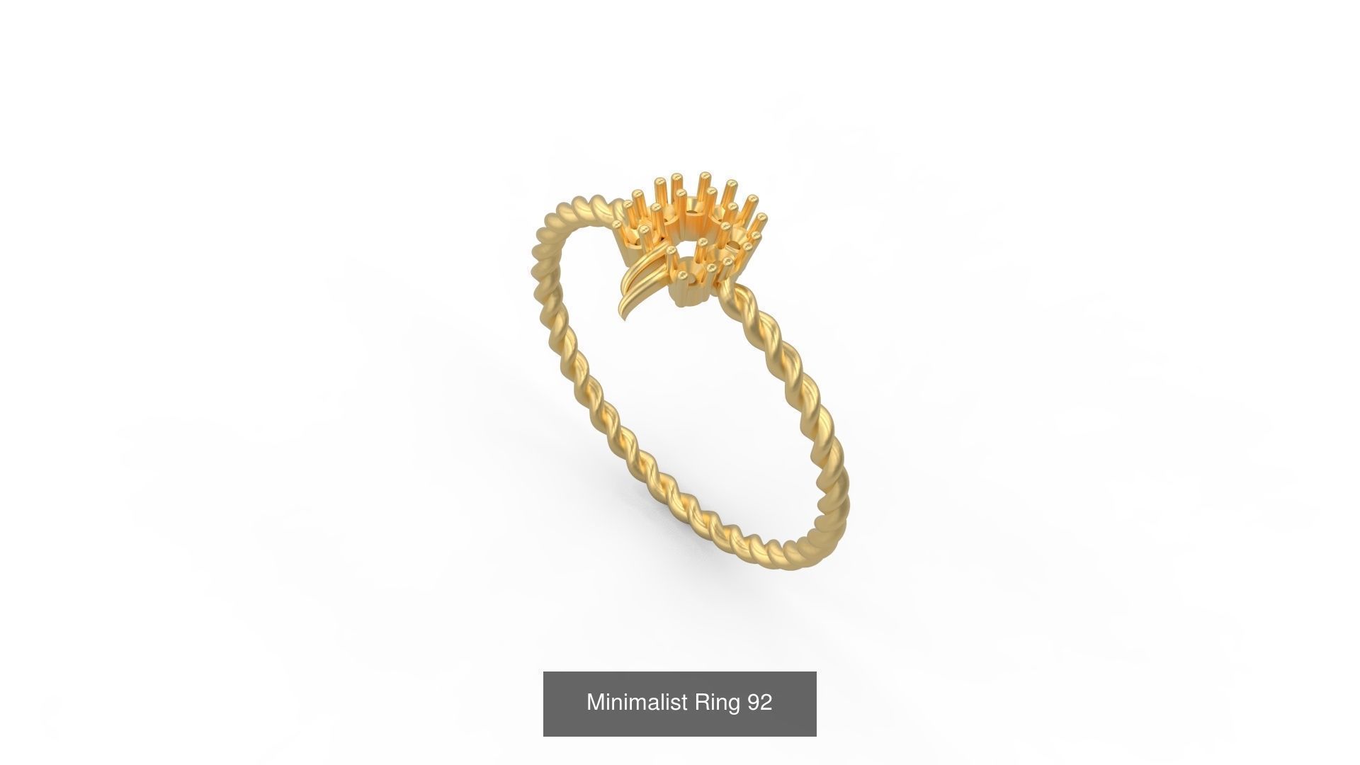 Light rings weighing 1 to 4 grams 1070 Rings 3D Model Collection_1550