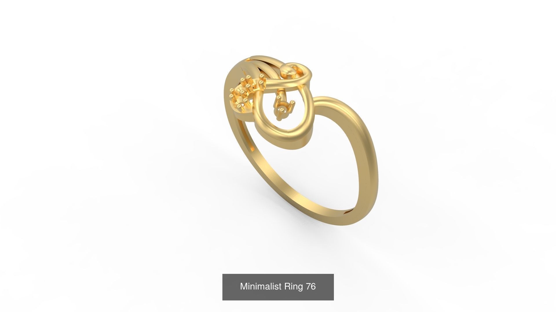 Light rings weighing 1 to 4 grams 1070 Rings 3D Model Collection_1017