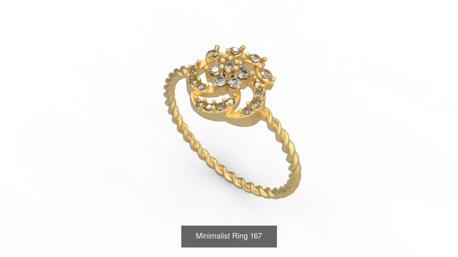 Light rings weighing 1 to 4 grams 1070 Rings 3D Model Collection_1691