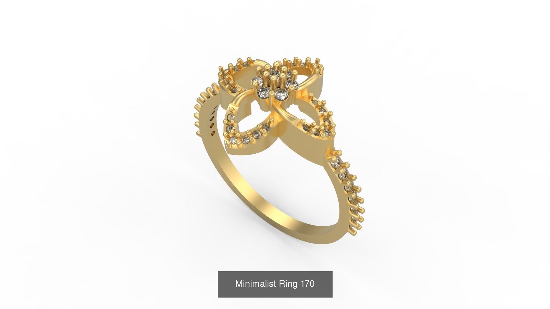 Light rings weighing 1 to 4 grams 1070 Rings 3D Model Collection_1694