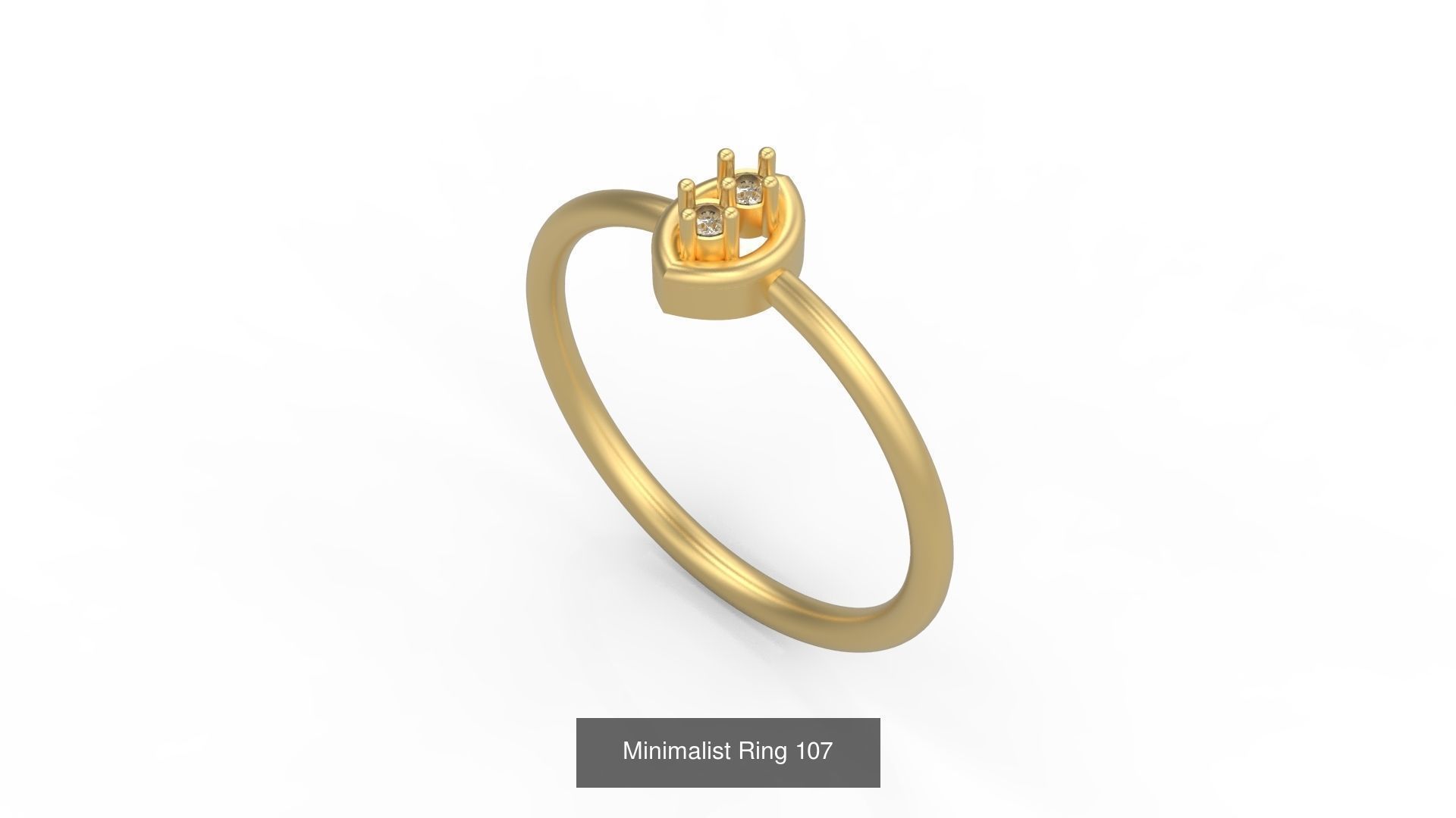 Light rings weighing 1 to 4 grams 1070 Rings 3D Model Collection_1631