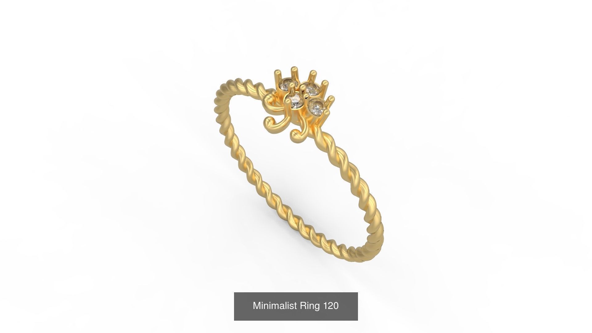 Light rings weighing 1 to 4 grams 1070 Rings 3D Model Collection_1644