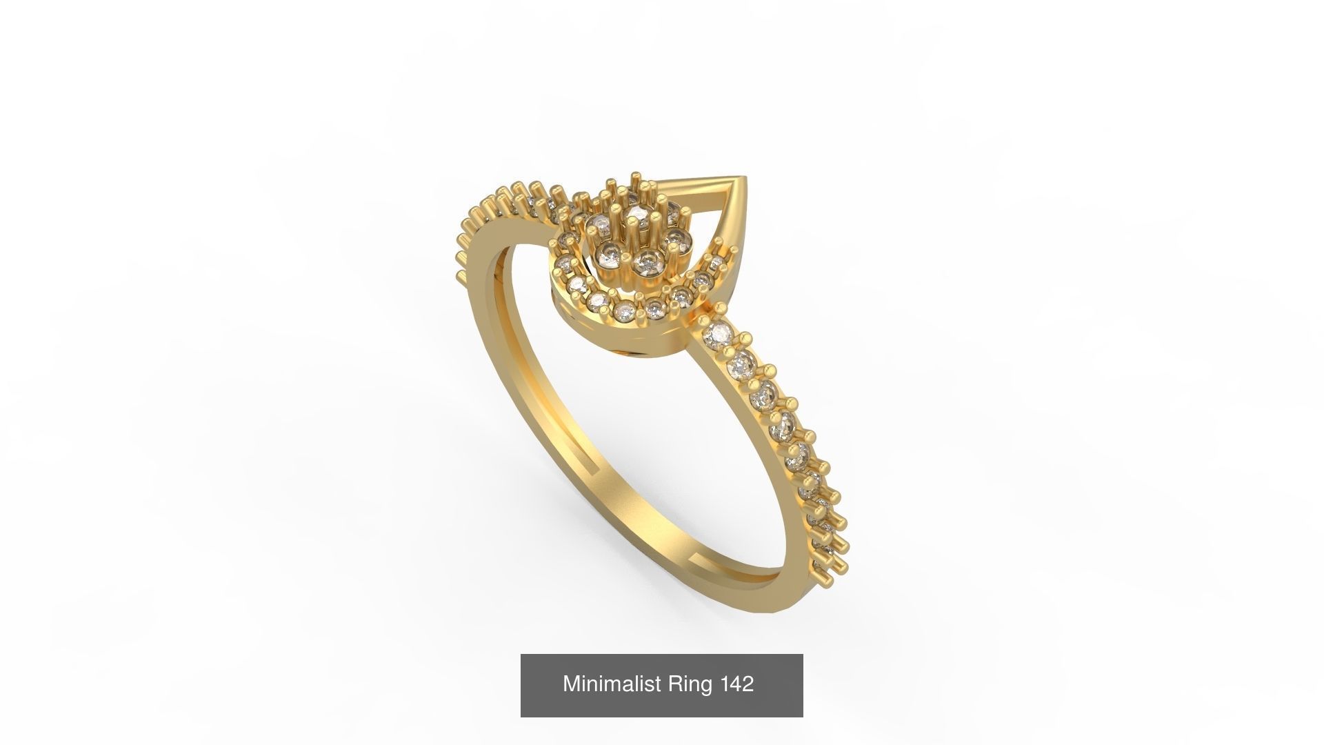 Light rings weighing 1 to 4 grams 1070 Rings 3D Model Collection_1666