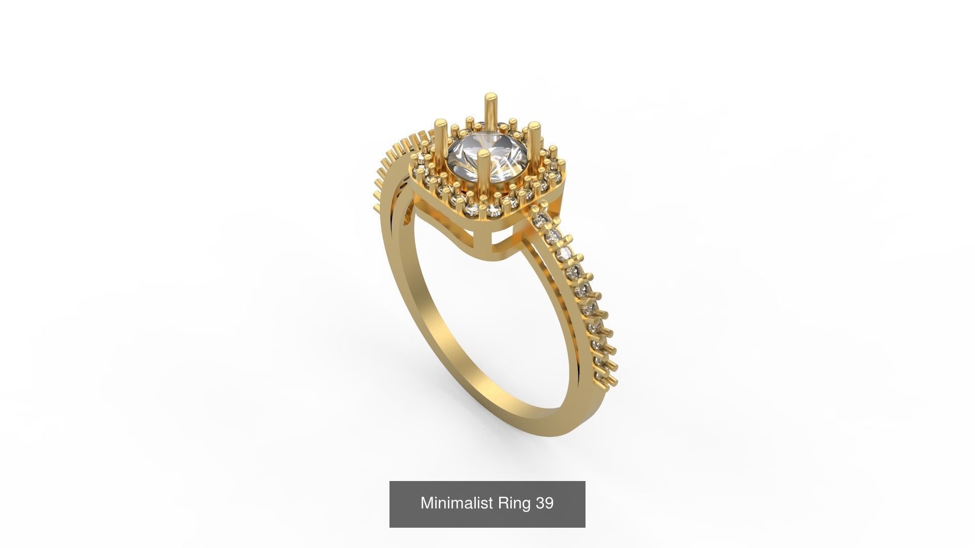 Light rings weighing 1 to 4 grams 1070 Rings 3D Model Collection_1593